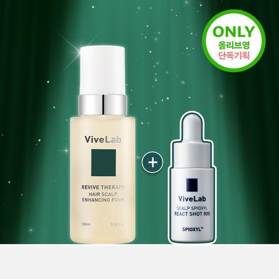 ViveLab Revive Hair Scalp Enhancing Foam 100ml Promotion (+ Spioxyl React Shot 800 8ml gift)