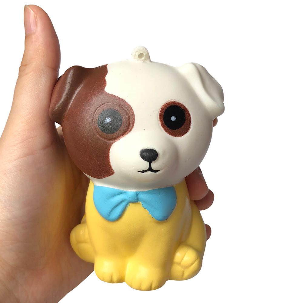 

(H0826)Squishies Очаровательный щенок медленно растущий кремовый Squeeze ароматизированные игрушки для снятия стресса жёлтый