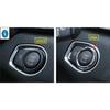 ABS Auto Motor Start Stop Druckknopf Schlüsselloses Loch Schalter Dekorationsring Innenzubehör Abdeckung Zierleiste Für BMW X1 F48 2016 -