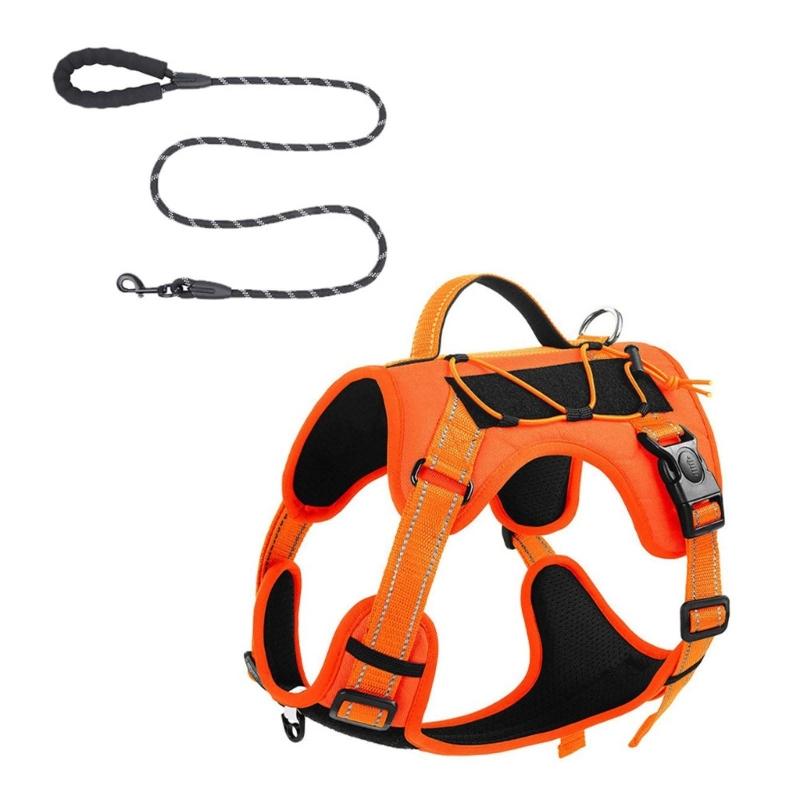 

Dog Vest Adjustable Training Harness for Large Medium Dogs Harnesses Strong Multifunctional Leash Harness Soft Handle L