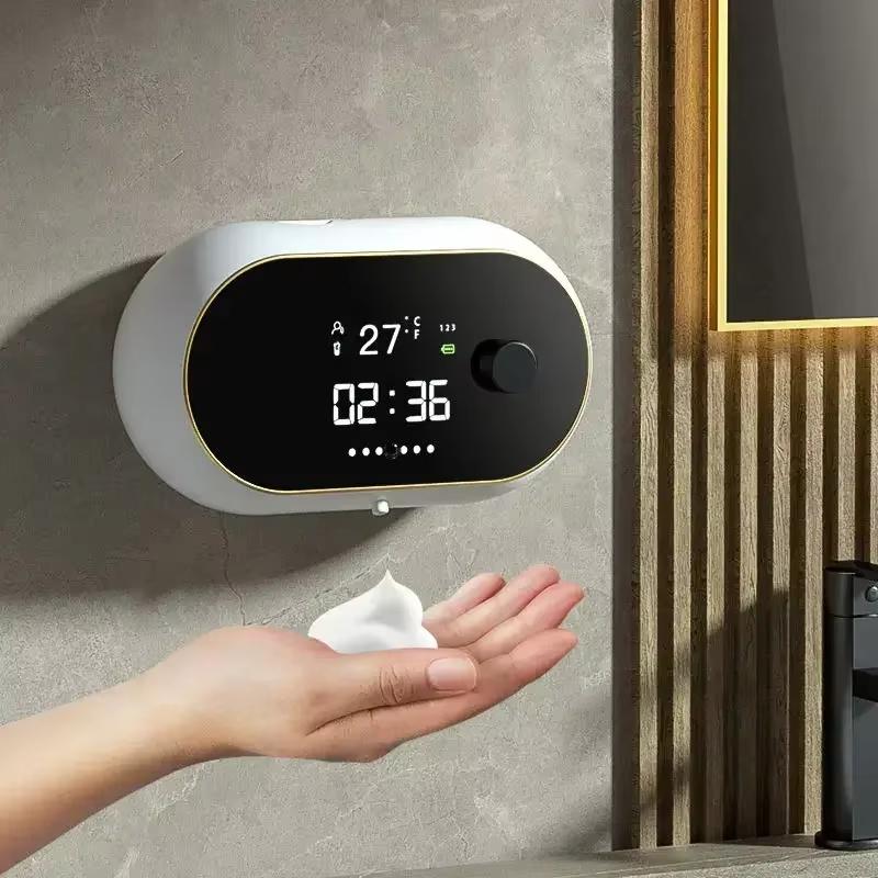 Touchless Wall-Mounted Soap Dispenser 450ML W2 Large Capacity Rechargeable Infrared Induction Automatic Smart Sensor Foam/Liquid