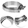 Car 5 Stainless Steel Exhaust V Band Flange Clamp Kit for Car Exhaust System