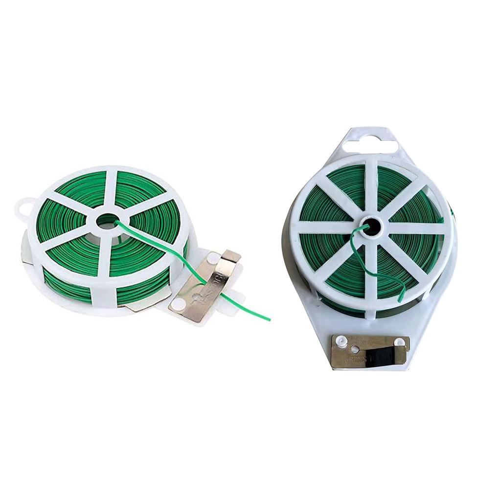 Green Organization Strap Wire Holders Wrap Ties Soft Plant Organiser Green Strap Adjustable Plant Ties