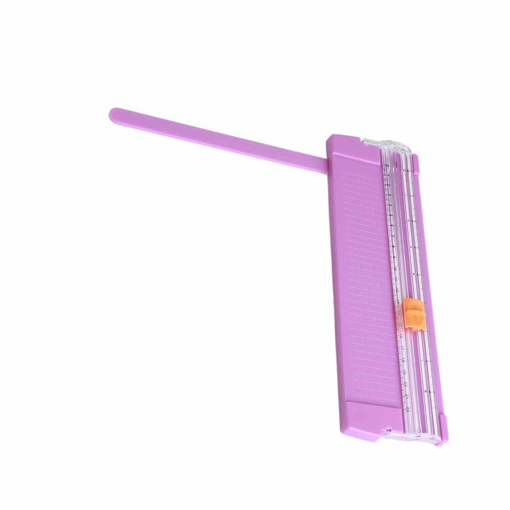 Purple/Pink/Orange/Blue/White A4 Paper Trimmer 220*60mm Cutting Size Paper Trimmer Photos Cutting