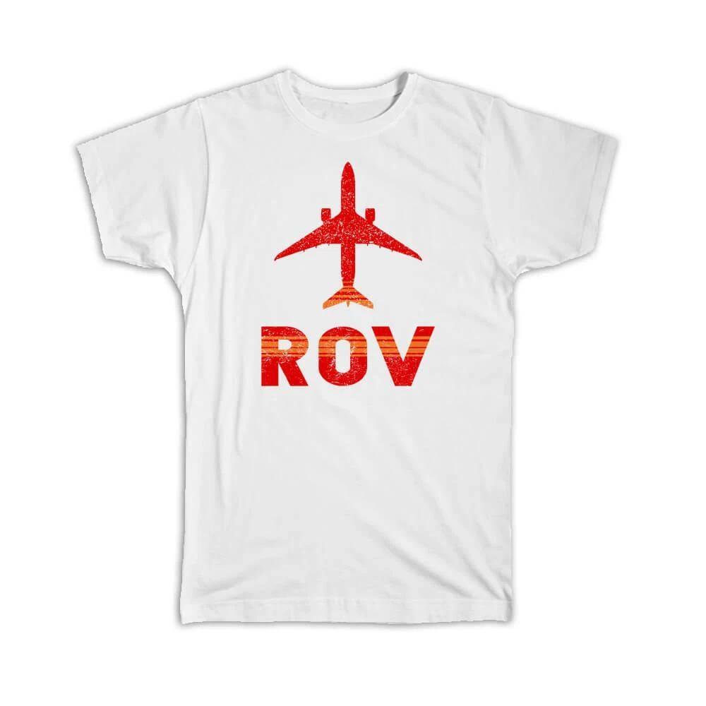 Gift T-Shirt : Russia Platov Airport Rostov ROV Travel Airline Pilot AIRPORT S