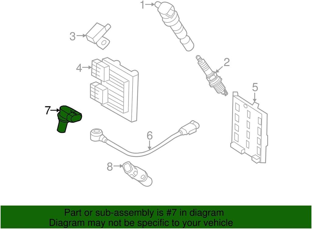 Originální OEM 39318-3C100 Poloha vačkového hřídele(TDC) Senzor / 393183C100 pro Hyundai Kia