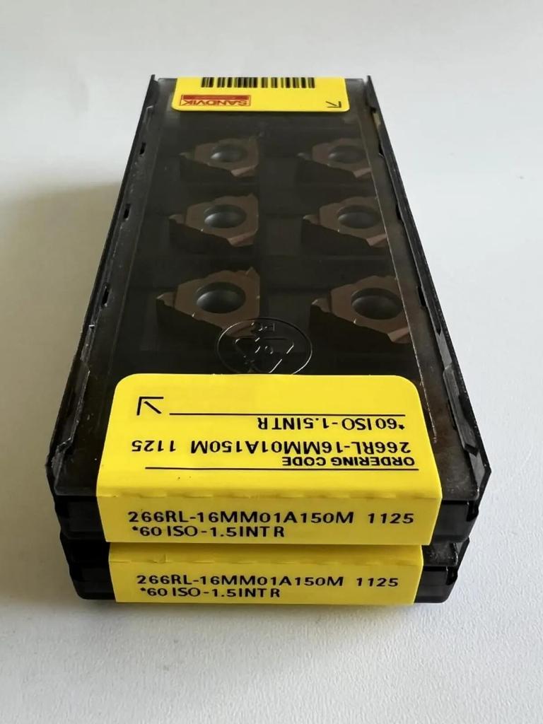 Original Sandvik / 266RL-16MM01A150M 1125 /Carbide CNC Blade 10 PCS