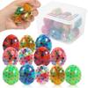 Easter Egg Toy Elastic Quick Recovery Colorful Anti-stress Ball Pinch Toy Relieve Boredom Soft TPR Squeeze Egg Children Decompression Toy Party Favor