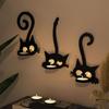 Resin Mould for Crafting Cats Shaped Candle Holder Silicone Decorative Wall Art Decoration Mould DIY Crafting Supplies