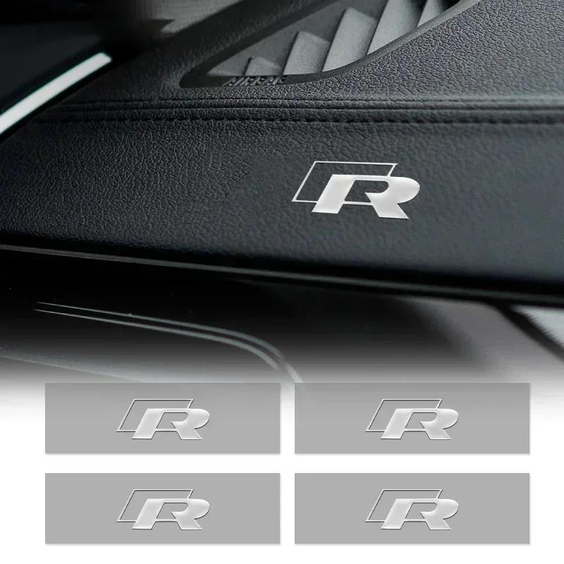 Metalowe Emblematy Samochodowe 3D Litery Dekoracyjne Naklejki Odznaka Naklejka Dla Volkswagen VW Tiguan CC Jetta Polo Golf Passat Scirocco Touareg