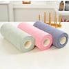 1Pc Roll Cleaning Wipes Household Kitchen Cloth Microfiber Towel Rolls Dish Rags Washing Towel