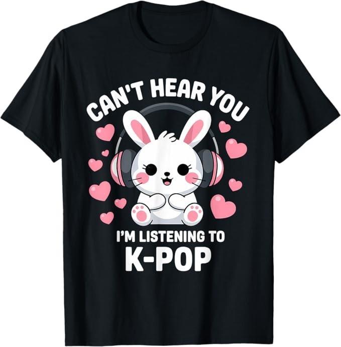 

Не слышу тебя, я слушаю K-Pop Kawaii Kpop Футболка S