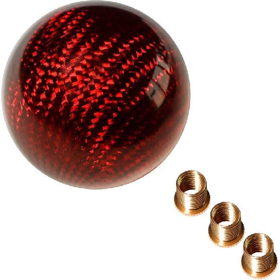 HiSport Luminous Shifter Knob Glow Light Round Ball Shift Knob Universal 5 6 Speed With 3 Adapters For Manual Car M 8 * 1.25, M 10 * 1.25, M 10 *