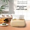 Multifunction Silicone Tissue Box Wall Mount Removable For Bathroom Kitchen