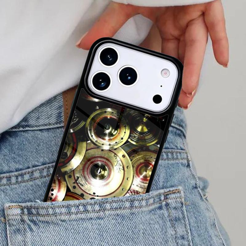 

Drum Drummer Music DJ soft Phone Case for iPhone 16e 15 14 13 12 17 Pro Max Plus Air 17pro Cover Coque iPhone 16 Pro Max
