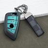 Premium Tpu Leather Key Fob Cover For Bmw 3 Series 5 Series X5 X3 X1 X6 X7 1 6 7 Series G20 G30 G01 F48 F15 F16 G02 G11 Keychain