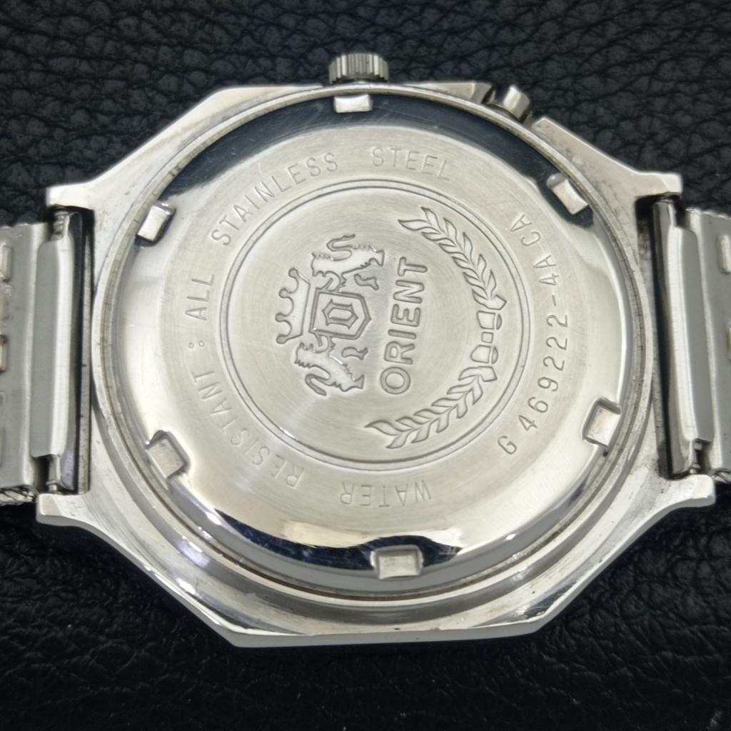 AUTOMATIC VINTAGE ORIENT CRYSTAL 46941 JAPAN MENS ORIGINAL DIAL WATCH a703474-1 R213c-a703474