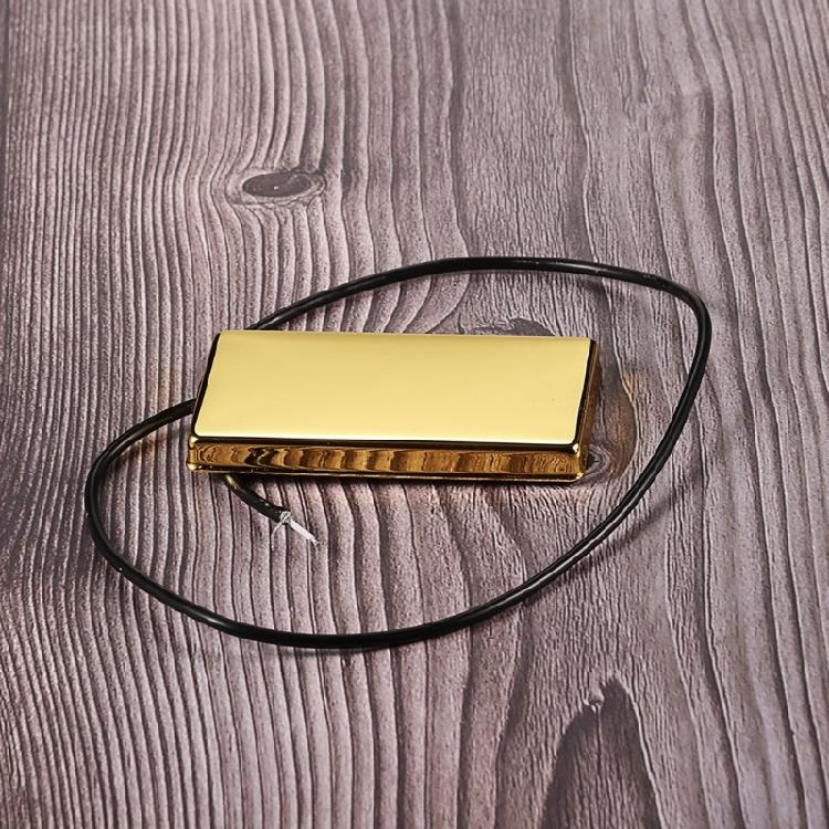 Black Covered Double Coil Pickup Featuring 7.85k Resistance 2 Wires For Electric & Pickup Box Guitar Ensuring Durability