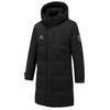 Taglie Forti 4XL-11XL Moda Parka Invernale Cappotto Lungo da Uomo con Cappuccio Casual Largo Nero Spesso Caldo Oversize Capispalla Giubbotti da Uomo