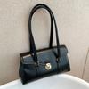 England Retro Shoulder Bags High-Grade Sense Underarm Tote Bag Vintage Red Ladies Commuter Bag PU Leather Handbag Purse