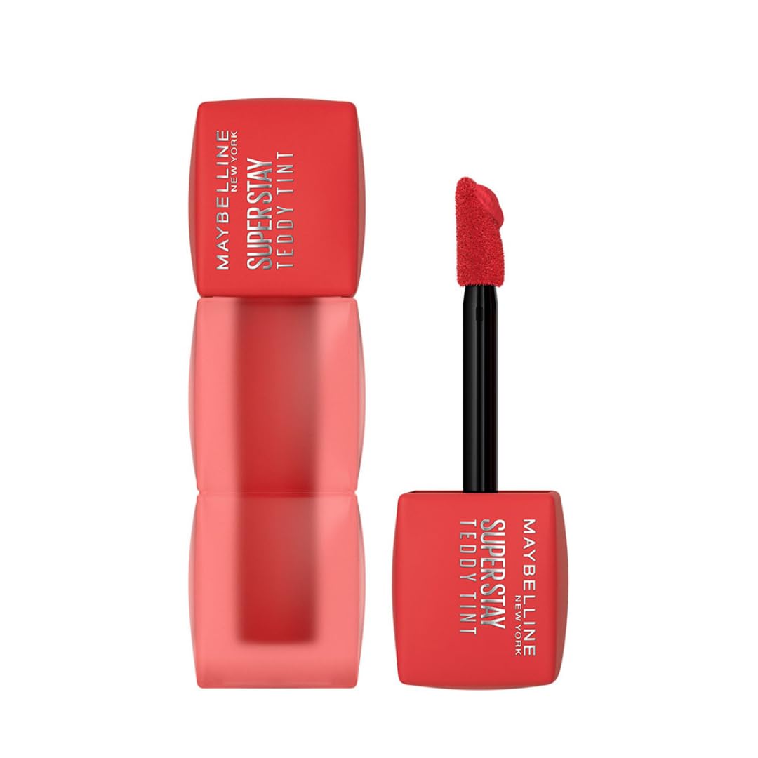 

Maybelline New York Super Stay Teddy Tint Lip and Cheek Color Coquettish 5ml Long Lasting Matte