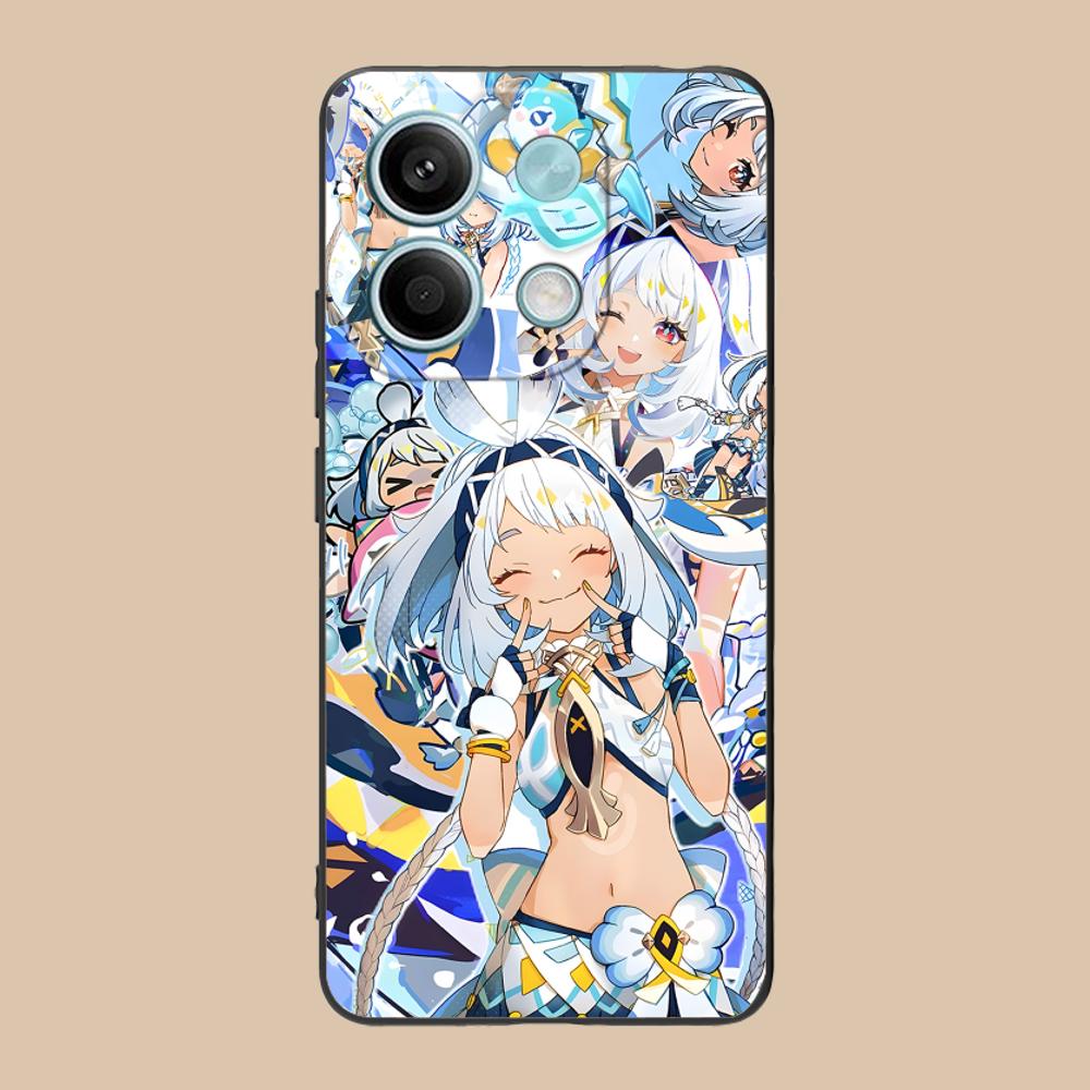 Game GI Mualani Matte TPU Mobile Phone Case for Xiaomi 15 14 13 12 Mi 11 T Ultra Lite Pro S X 5G Colorful Printing Cover