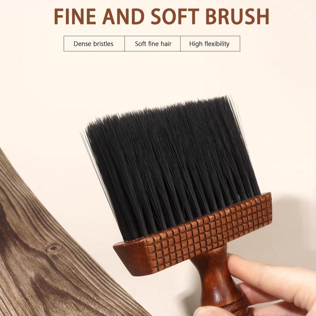 1pc neck dust collector, soft cleansing facial brush, suitable for hairdressers and household use, Special for real hair wigs