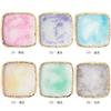 1Pc  Exclusive Nail Resin Palette Gold Edge Agate Flakes Nail Painting Color Palette Nail Display Board Tools