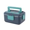 Electric Lunch Box with Stainless Steel Container 2.5L Portable Fasting Heating Lunch Box Food Heater for Office Home