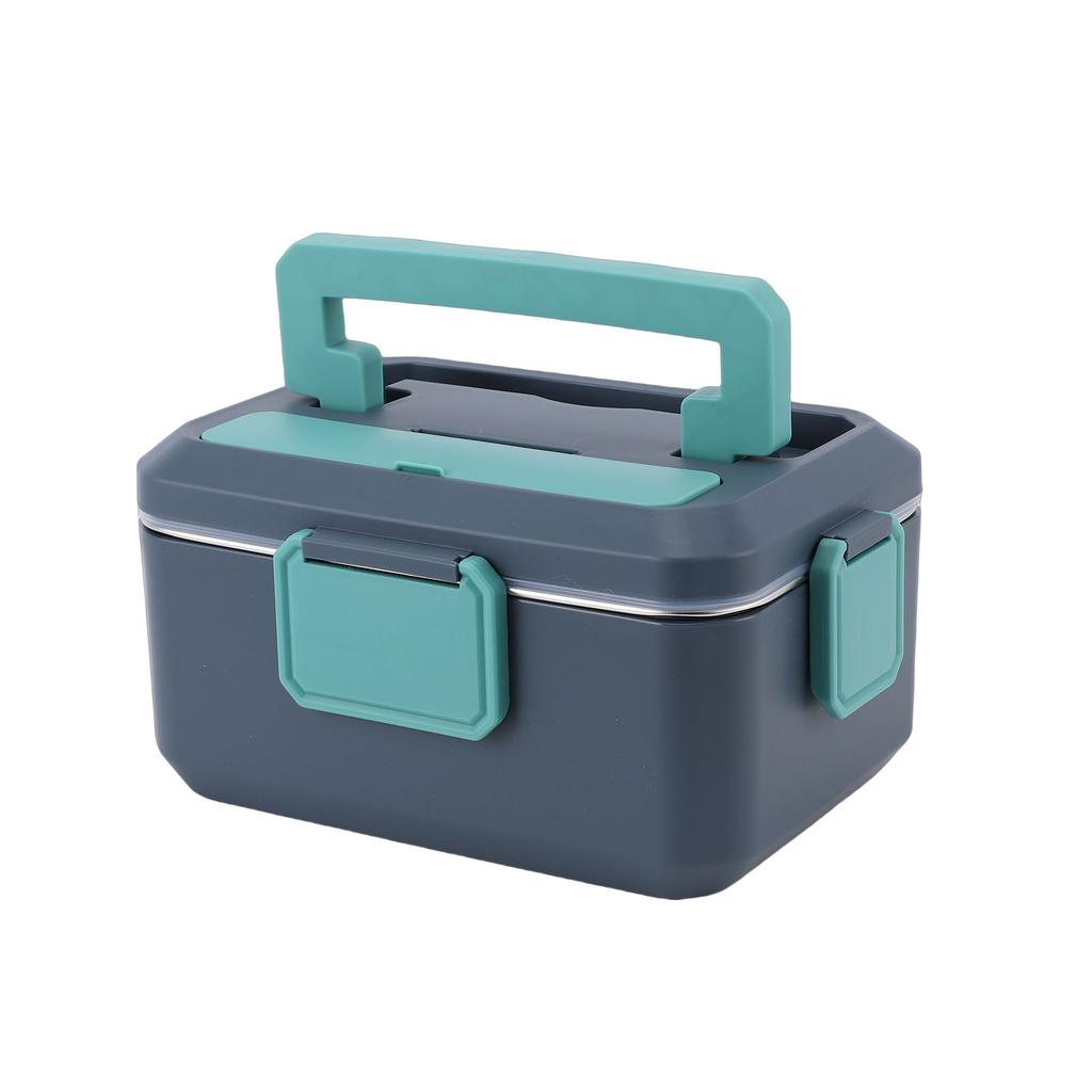 Electric Lunch Box with Stainless Steel Container 2.5L Portable Fasting Heating Lunch Box Food Heater for Office Home