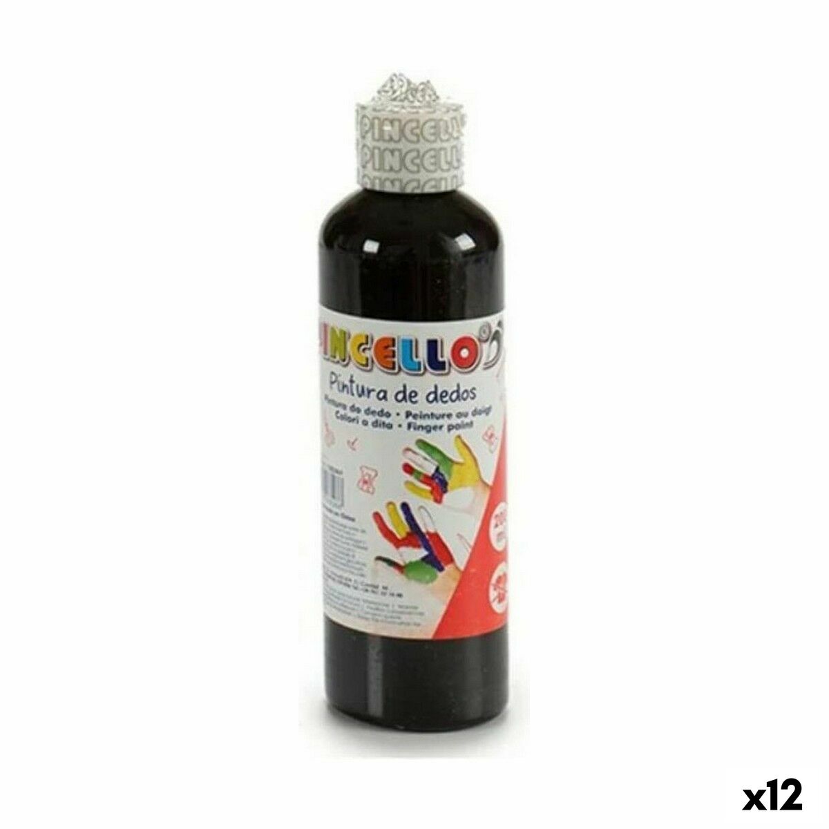 

finger paint 200 ml Purple 12 Units