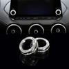 TOMALL Bling Center Console Cover Compatible with Nissan Sentra 2020-2022 Volume Button Cover Trim Radio Sound Volume Knob Cover Cap AC Air