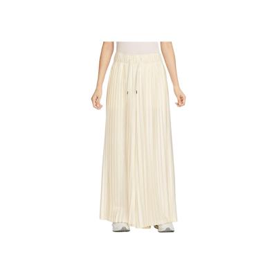 Logo Mid-Rise Pleated Loose Long Knit Sports Pants Women Pants Light-Oak-Brown HJ0521-133