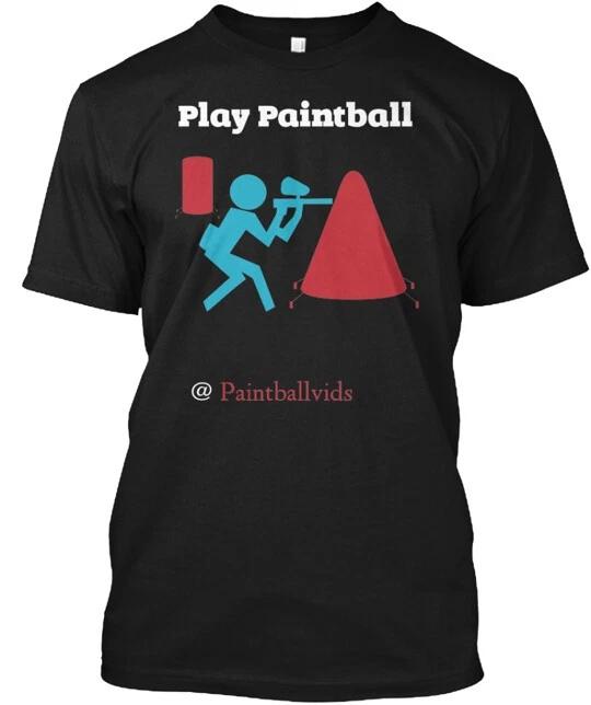 Play Paintball T-Shirt Made in the USA Size S to 5XL XL