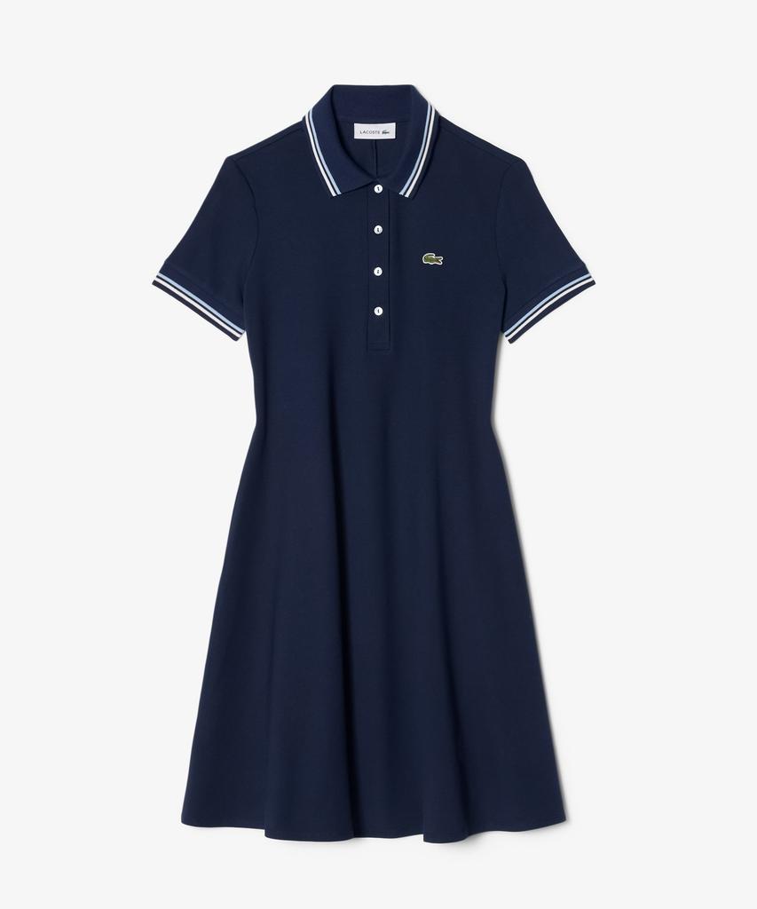 LACOSTE Women'S Tipping Detail Polo Dress Ef5288-56G 3Ui