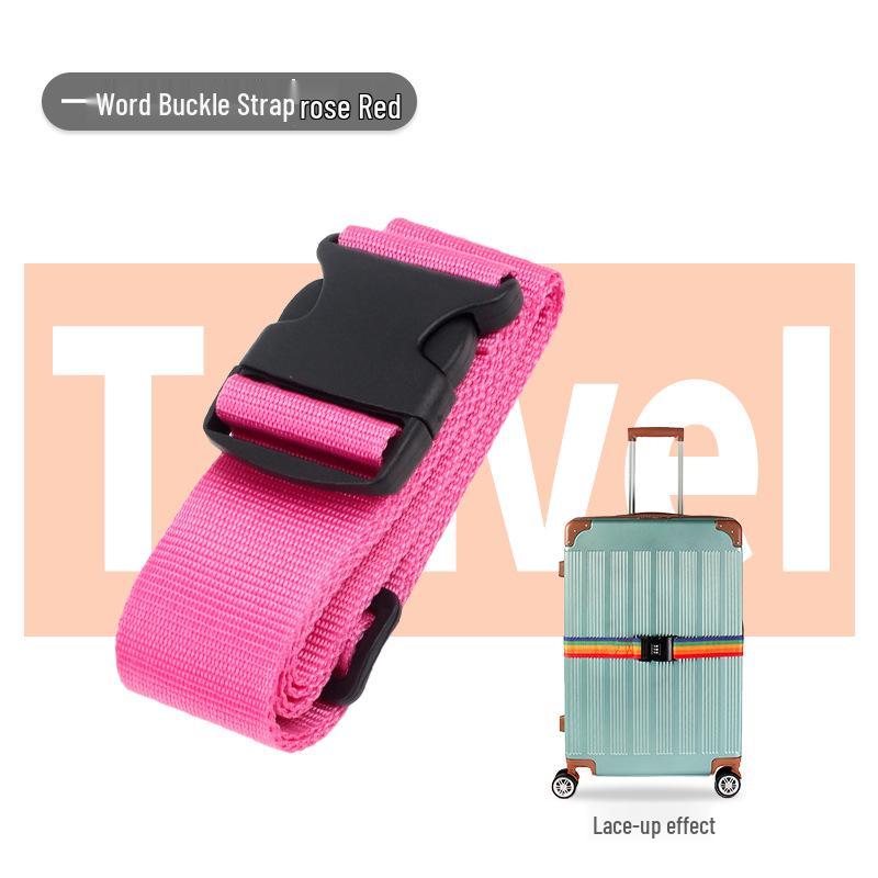 Polypropylene One-Word Luggage Strap for Suitcase Reinforcement with Wheels
