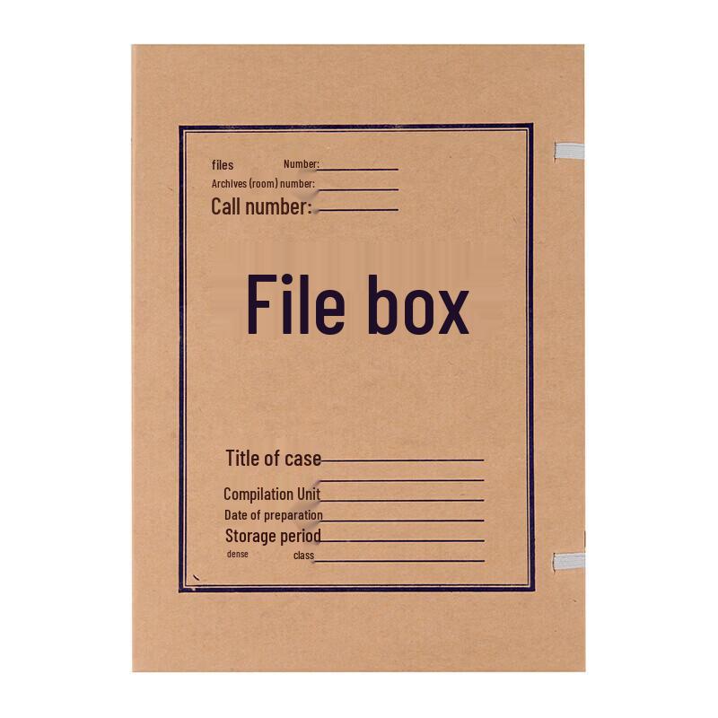 M&G A4 Acid-Free Archive File Box