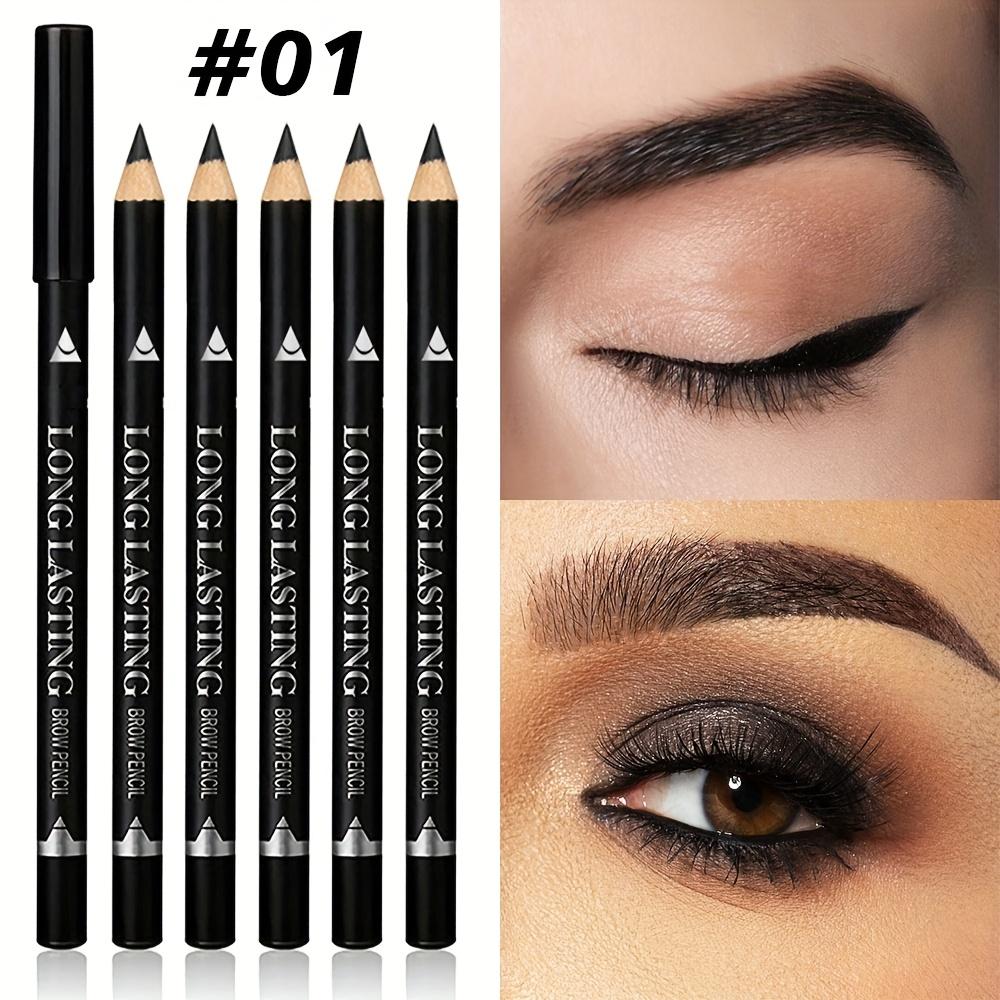

1 шт. Водостойкий многофункциональный карандаш для подводки глаз и бровей, карандаш для мешков под глазами, стойкий к поту, для точного нанесения, для создания естественного макияжа глаз 1pc чёрный