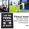 Golf Towel Microfiber Printed Funny Golf Ball Cleaning Towel with Clip for Golf Fans Friends Husband Boyfriend