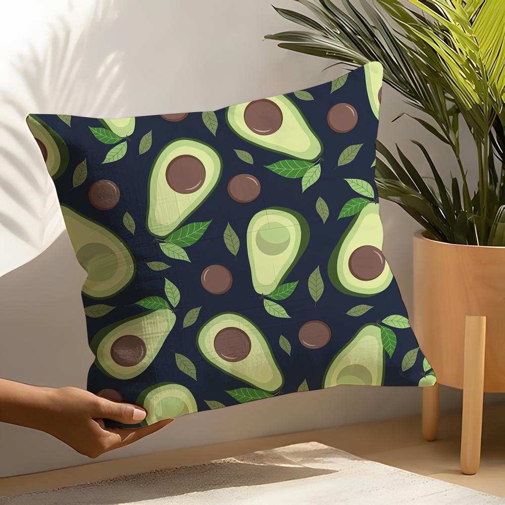 Avocado print Pillow Case Home Living Room Decoration Linen Pillow Cases Cushion Cover