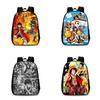 Anime One Piece Cartoon Design Boy Oxford Fabric Backpack  For Activities School
