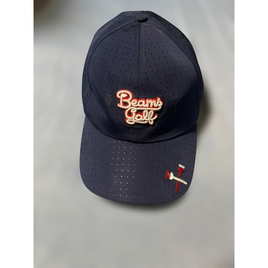 Used BEAMS GOLF Cap Navy Free Size