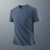 Large Size Ice Silk Loose Breathable Casual T-shirt Men's Outdoor Casual Sports Quick-drying Short Sleeves