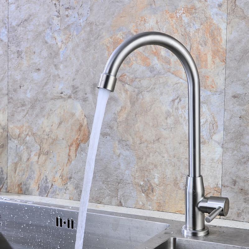 VEMUSE 304 Stainless Steel Kitchen Sink Faucet with Purified Water Connection