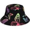 Bucket Hat for Men Women Reversible Fisherman Cap Fisherman Outdoor Summer Vacation Travel Beach Packable Sun Hat