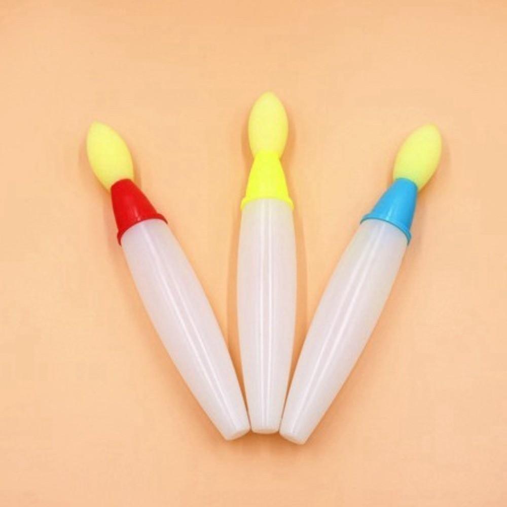 3Pcs Creative Round Applicators DIY Straight Liquid  Dauber Sponge  Drawing Beginners
