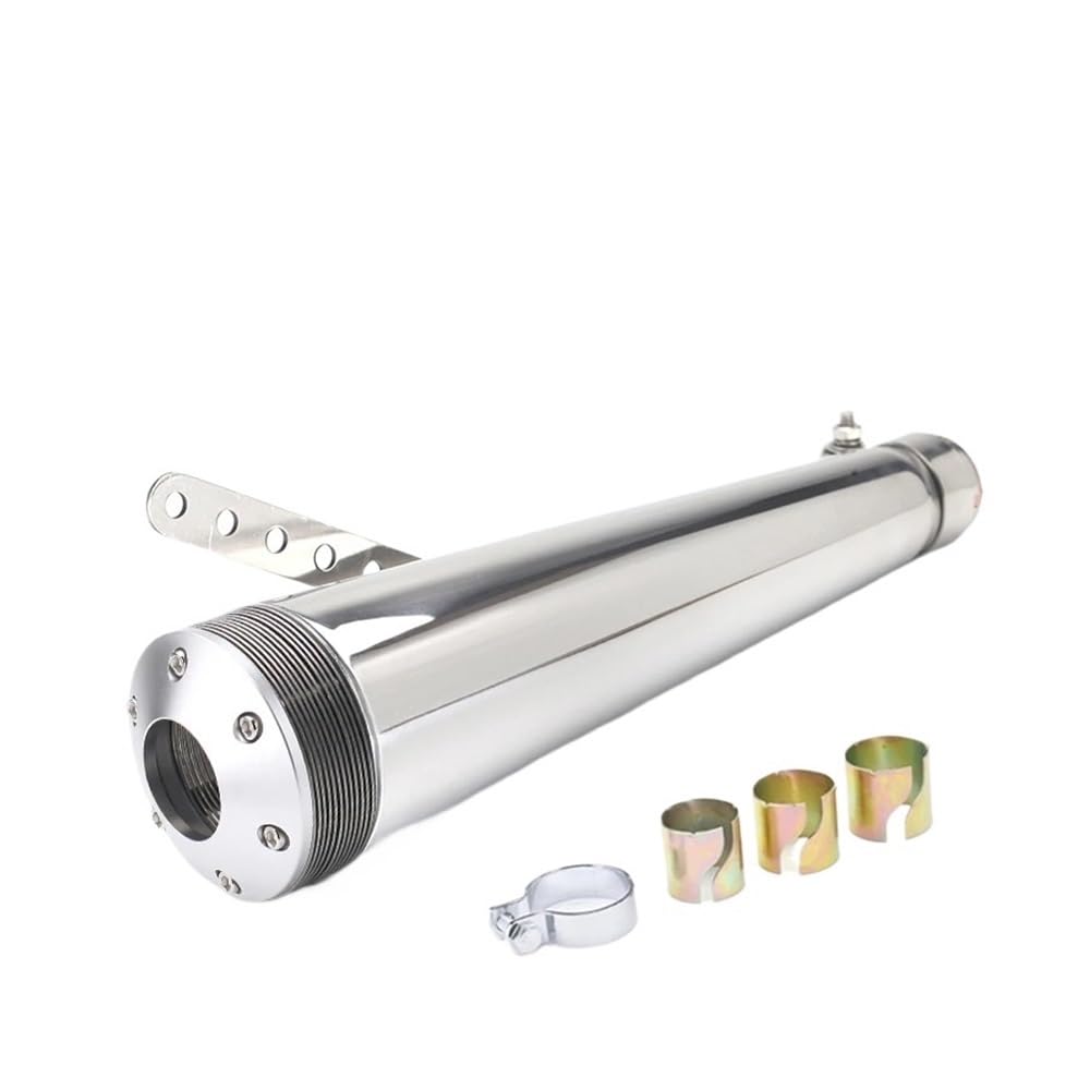 

Motorcycle Exhaust Pipe 38mm 40mm 43mm 45mm Motorcycle Exhaust Muffler Pipe Modified Tail Exhaust One Size