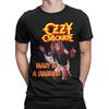 Ozzy Osbourne Men T Shirt  Fashion Tees Short Sleeve Round Collar T-Shirt Cotton 4XL 5XL Clothing