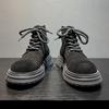 Autumn Lace-Up Locomotive Martin Boots Men's Retro Tooling Short Boots-B