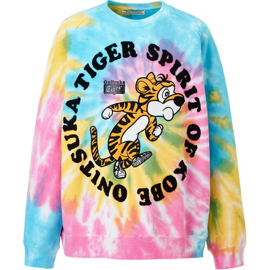 ONITSUKA TIGER Толстовка с длинным рукавом с рисунком из мультфильма унисекс красный цвет 2183B071-601 M 6313₽